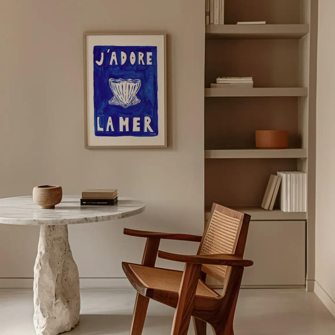 Affiche A3 J'adore La Mer
