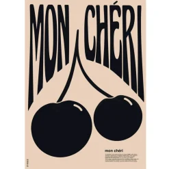 Affiche A3 Mon Cheri Black