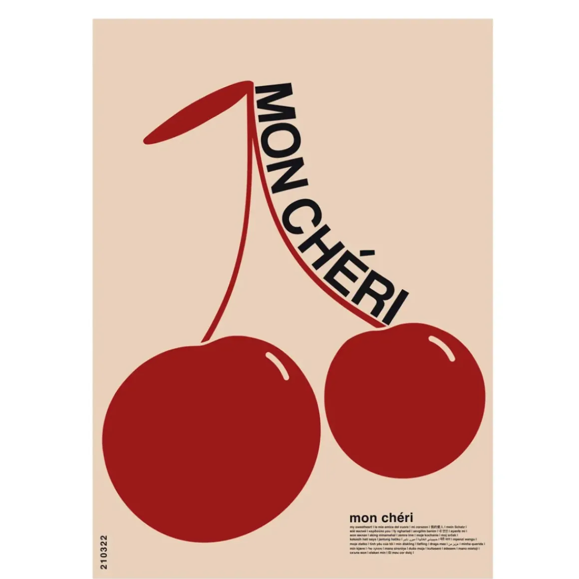 Affiche A3 Mon Cheri V2