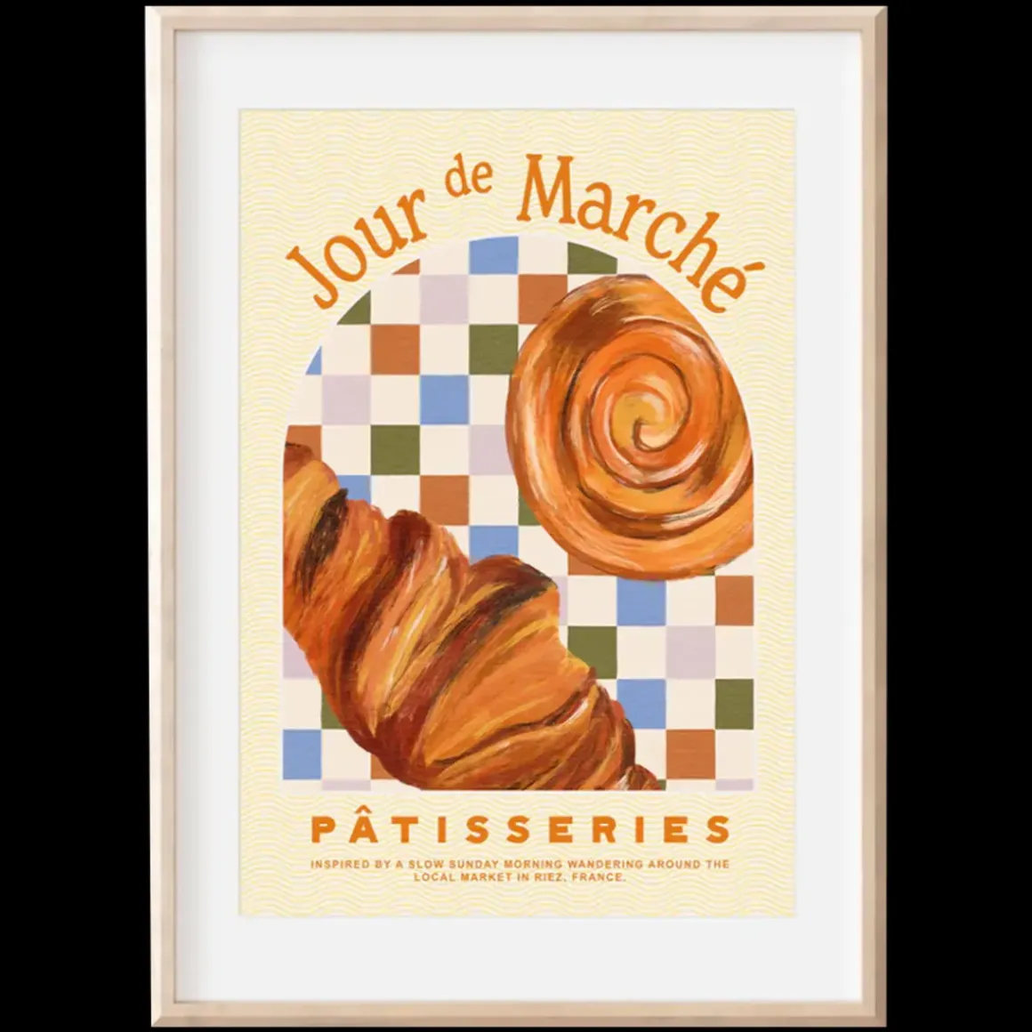 Affiche A3 Pastries