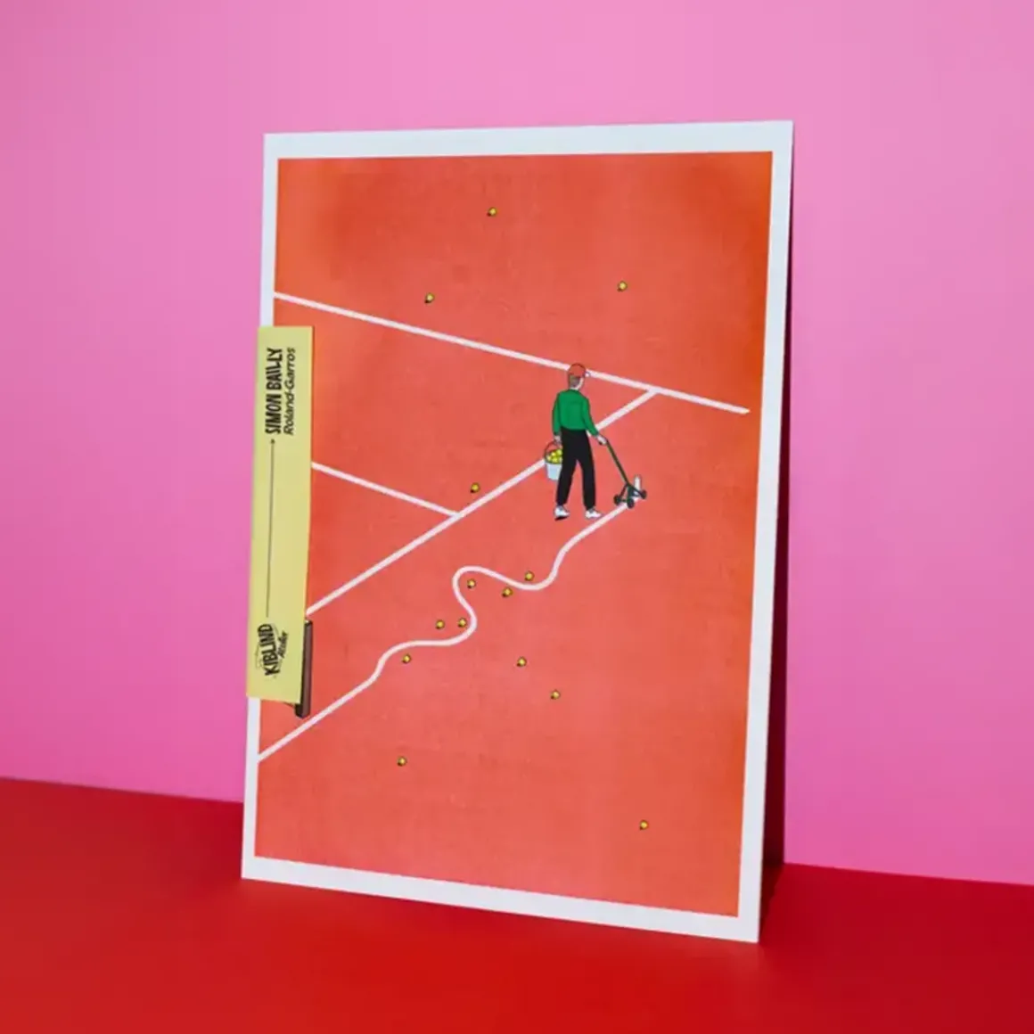 Affiche A3 Simon Bailly - Roland-Garros
