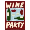 Affiche A3 Wine Party Red