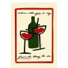 Affiche A3 Wine With You With Border