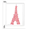 Affiche BM soledad tour eiffel cœur - 30 x 40 cm
