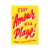 Affiche C'est l'amour à la Plage Toqué Frères - 30 cm x 40 cm