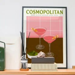 Affiche Cocktail - Elin PK - Cosmopolitan