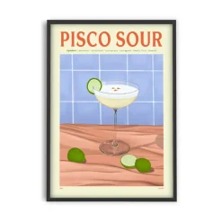 Affiche Cocktail - Elin PK - Pisco Sour