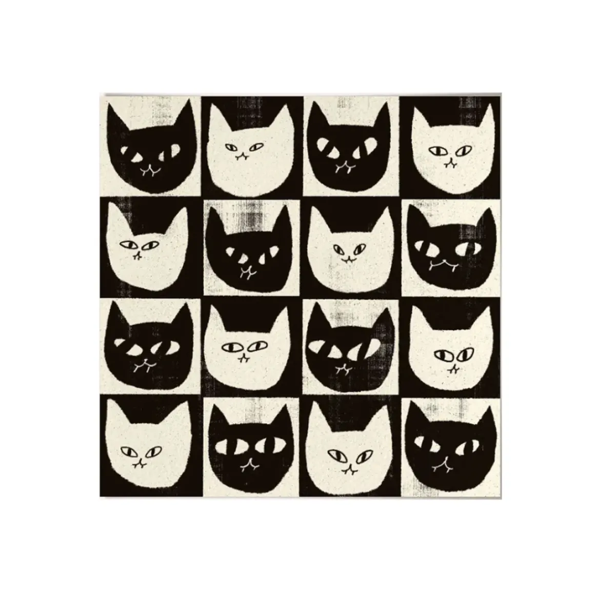 Affiche Enikő Eged Black Cat White