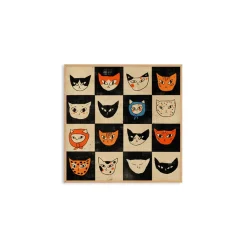 Affiche Enikő Eged - Cat Bingo - 50 x 50 cm