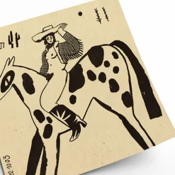 Affiche Enikő Eged - Cowgirl - 50 x 50 cm