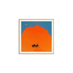 Affiche Enikő Eged - Horses of Wadi Rum - 50 x 50 cm