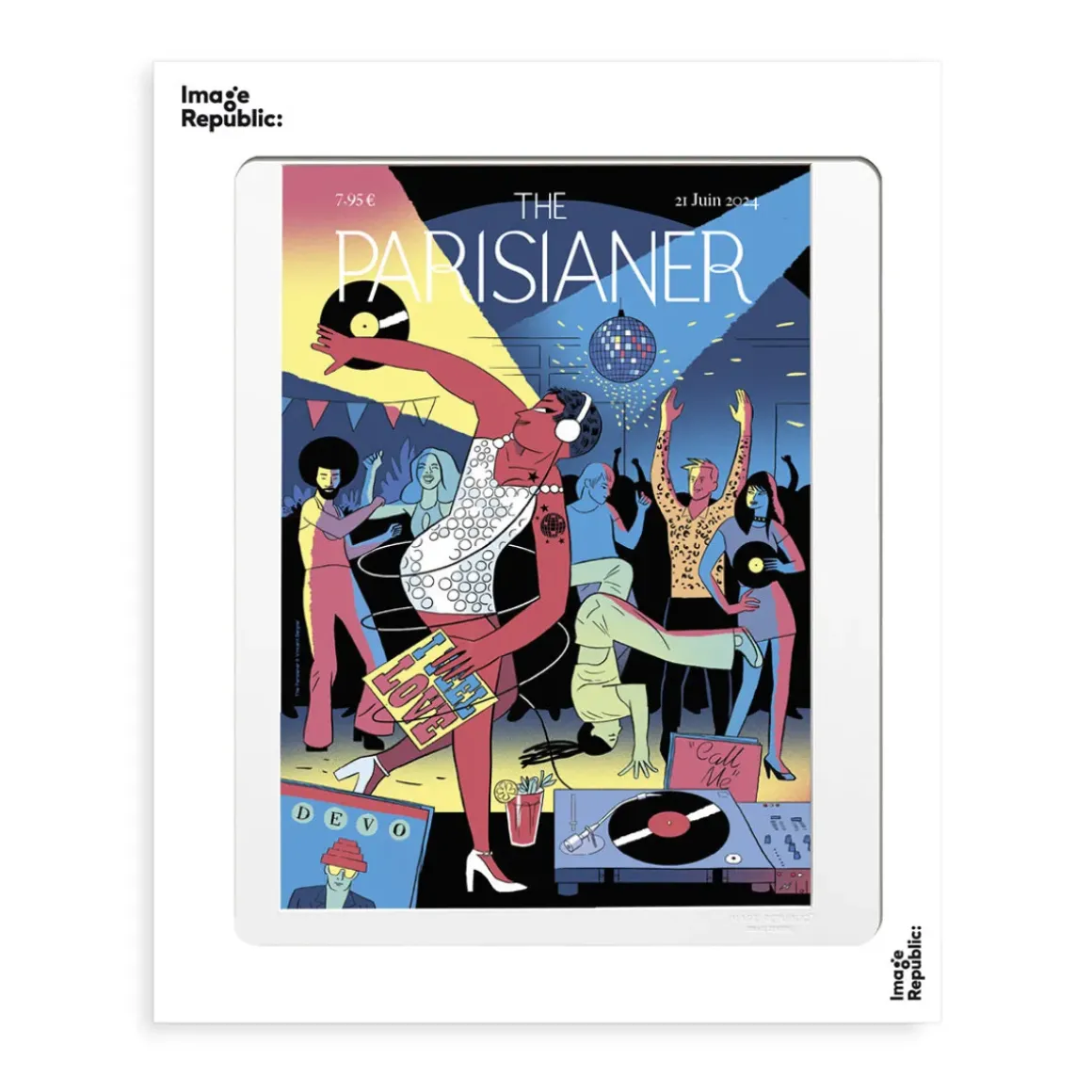Affiche Lancer du Disque - The Parisianer N°85 - Bergier
