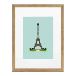 Affiche Le Duo Archi Eiffel Tower France - 30 cm x 40 cm