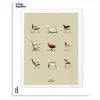 Affiche Le Duo Chaises - 30 x 40 cm