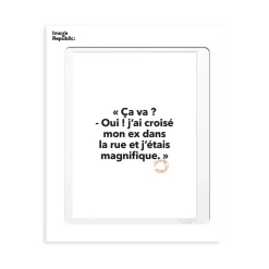 Affiche Loic Prigent 63 Ca va ? Oui ! - 56 x 76 cm