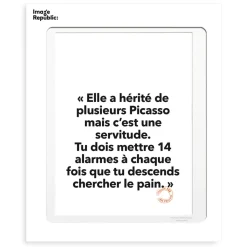 Affiche Loic Prigent Elle A Herite De - 30 x 40 cm
