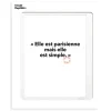Affiche Loic Prigent Elle Est Parisienne - 30 x 40 cm