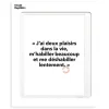 Affiche Loic Prigent J'Ai Deux Plaisirs - 30 x 40 cm