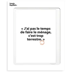 Affiche Loic Prigent J'Ai Pas Le Temps - 30 x 40 cm