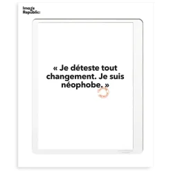 Affiche Loic Prigent Je Déteste Tout - 30 x 40 cm