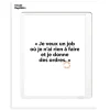 Affiche Loic Prigent Je Veux Un Job - 30 x 40 cm