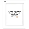 Affiche Loic Prigent Quand Tu Y Penses - 30 x 40 cm