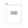 Affiche Loic Prigent Une pinte de champagne - 30 x 40 cm