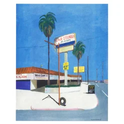 Affiche Los Angeles, California - Nao Tatsumi