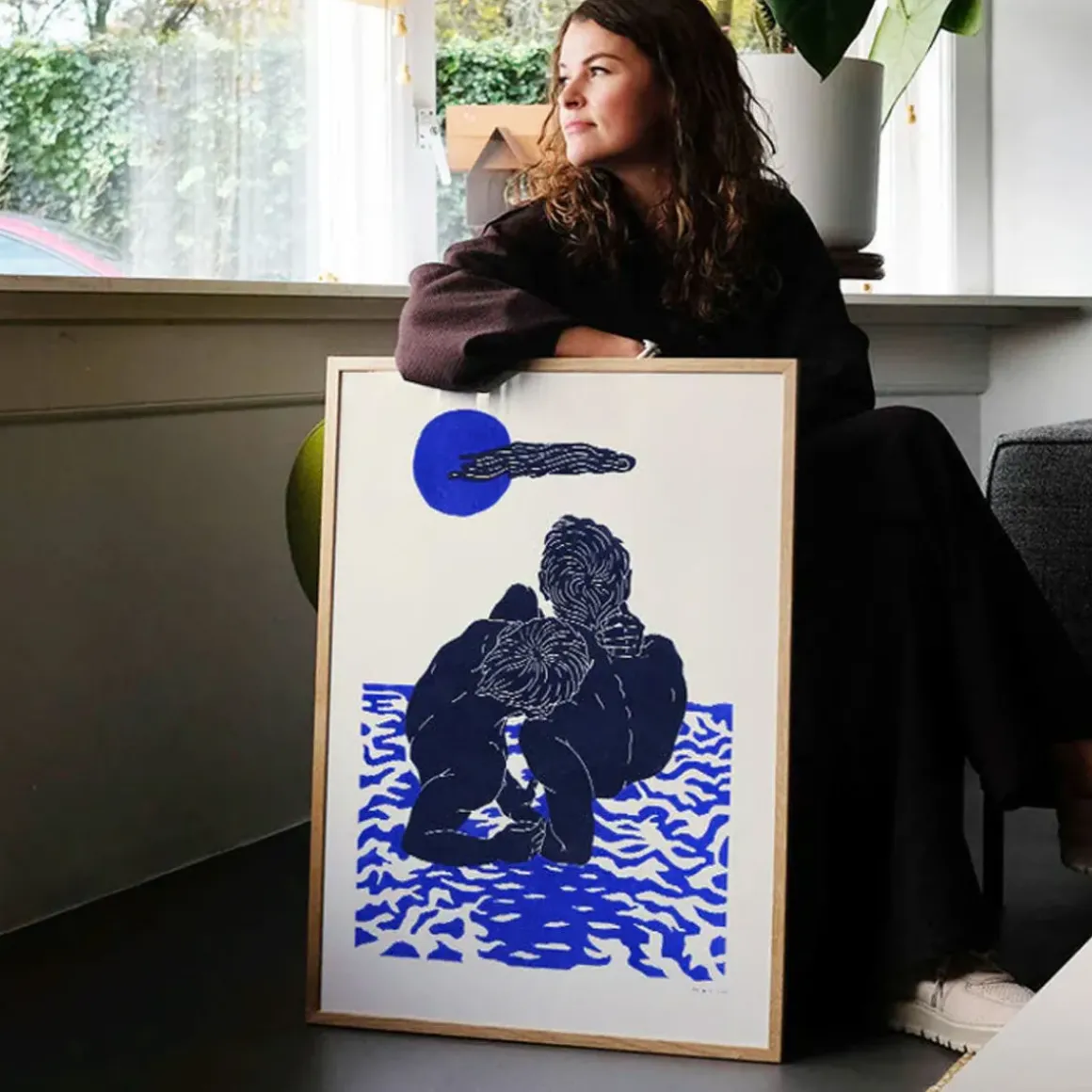 Affiche Maliv Blue Moon II