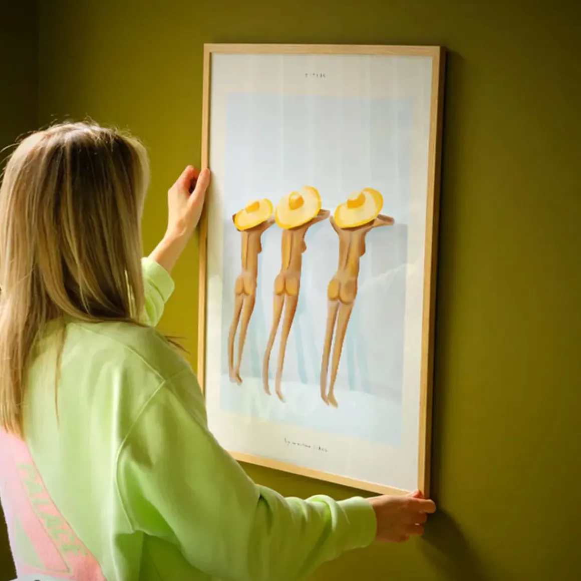 Affiche Maxime Spying - Jaune