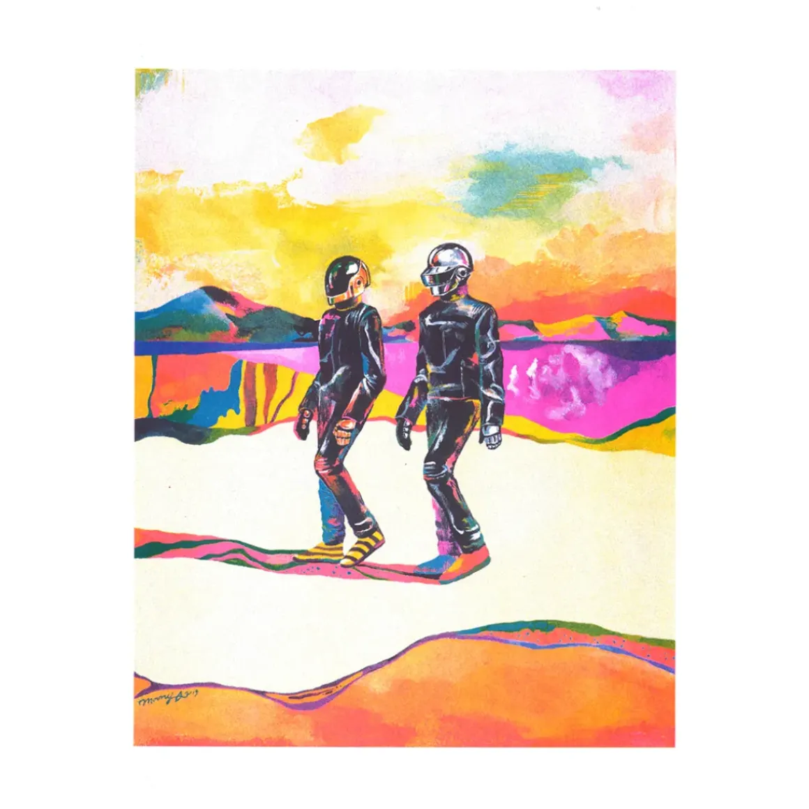 Affiche Meeting with Daft Punk - Hee-Jeong Moon