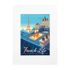 Affiche Monsieur Z French Life - 22 x 22 cm