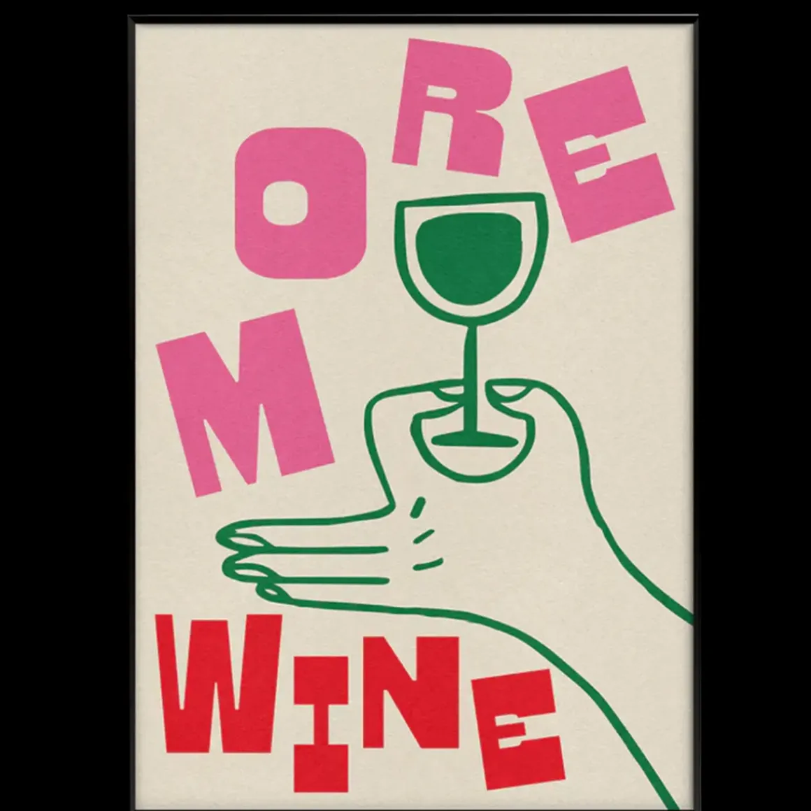 Affiche More Wine