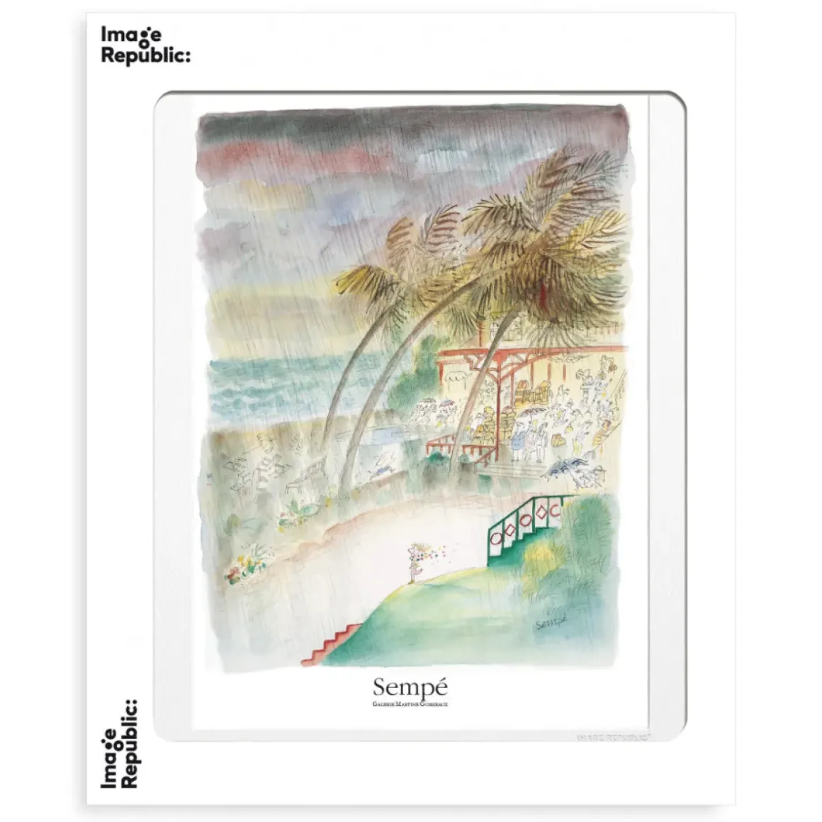 Affiche Sempe Tropical - 40 x 50 cm