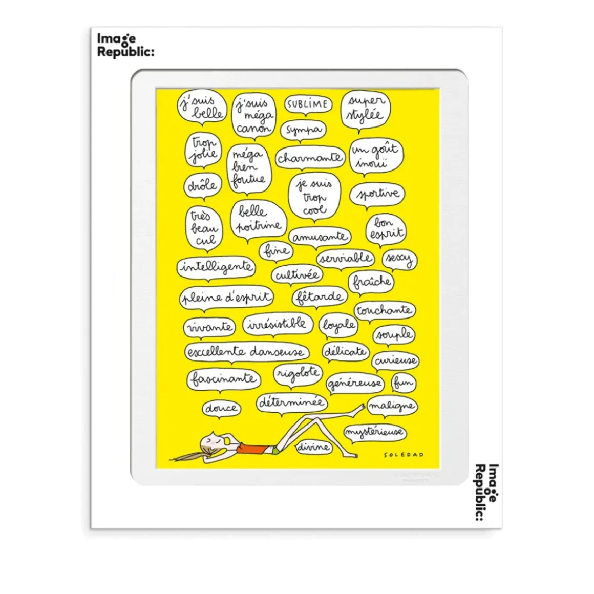 Affiche Soledad Bulles - 30 x 40 cm