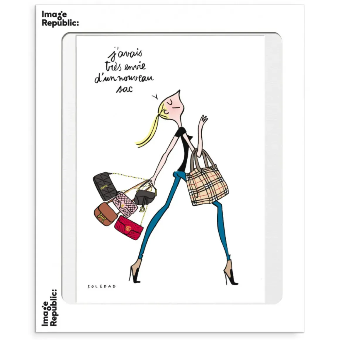 Affiche Soledad Envie De Noir - 30 x 40 cm