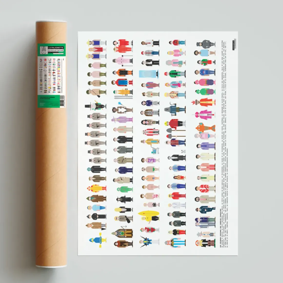 Affiche Vestiaire des Célèbres Films Comiques - 50 x 70 cm