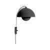 Applique murale Flowerpot VP8 H 35,5cm - Noir mat