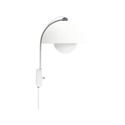 Applique murale Flowerpot VP8 H 35,5cm - Blanc mat
