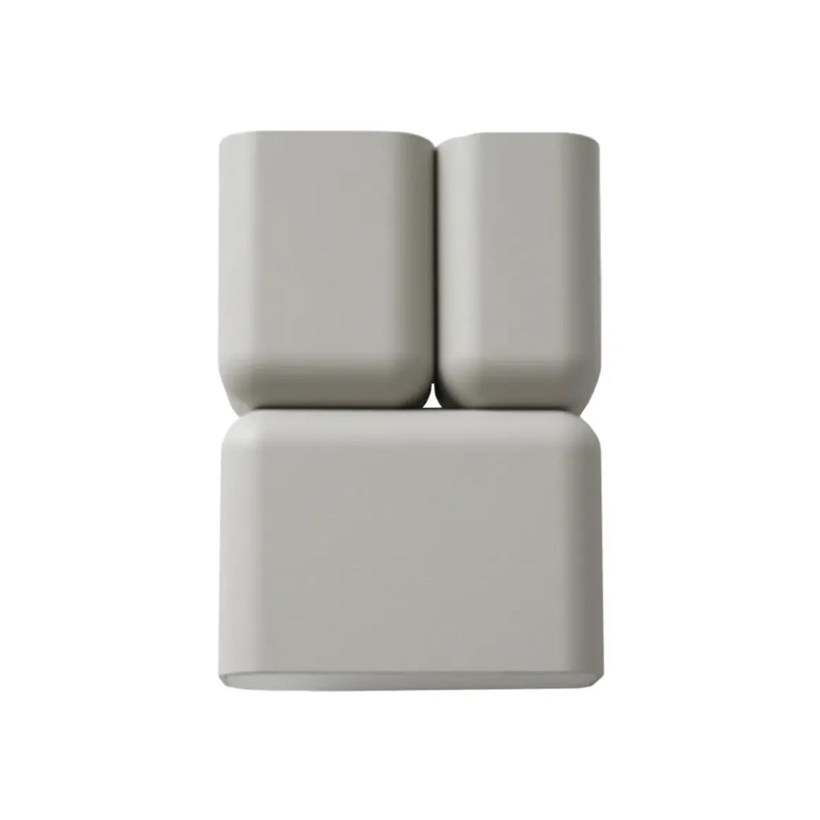 Applique murale Tabata LN10 H 21cm - Gris soie