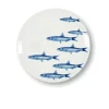 Assiette à dessert Poissons en porcelaine - Ø 21 cm