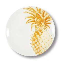 Assiette plate Ananas en porcelaine - Ø 27 cm