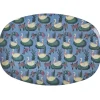 Assiette rectangulaire Cygne