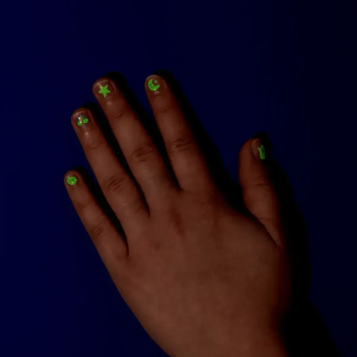Autocollants pour Ongles Glow Party