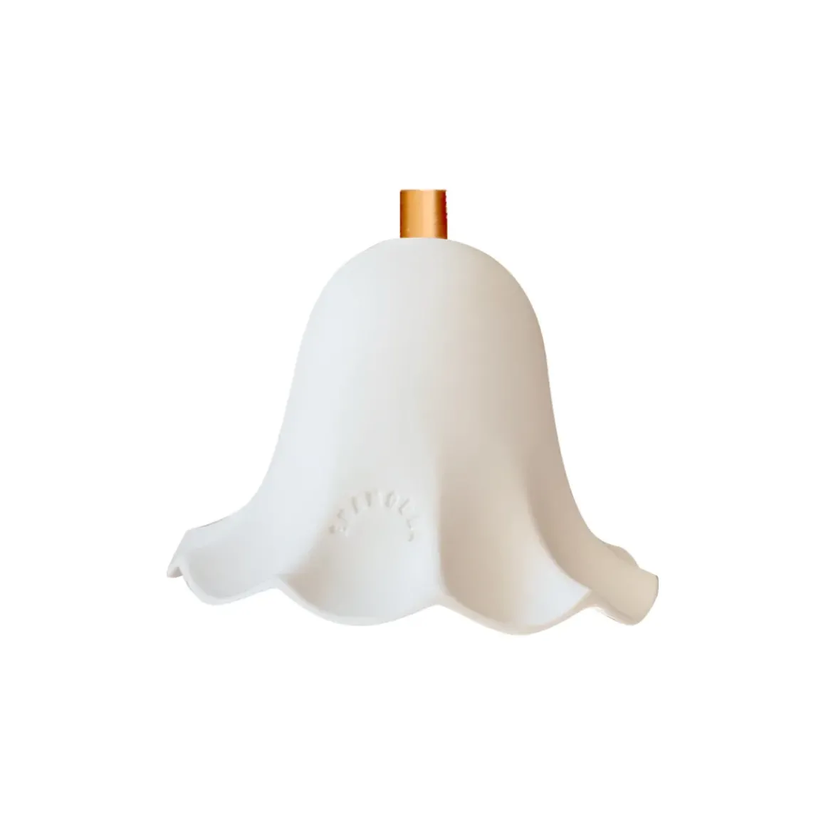 Baladeuse Lili en porcelaine biscuit - Ø 13 cm