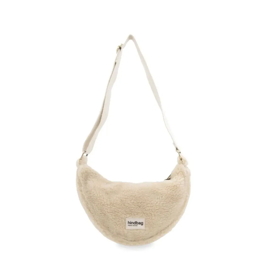 Banane Andrea en fourrure - Beige