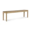 Banc Bok Chêne 166 x 35 x h 46 cm