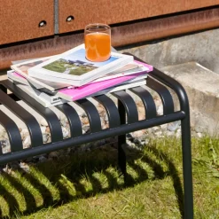 Banc Palissade en acier poudré - Anthracite