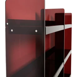 Bibliothèque en acrylique - 160 cm - Marron Smoke