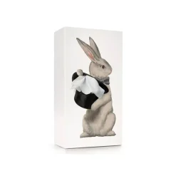 Boîte à mouchoirs - Lapin blanc Alice